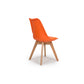 Elinnor Chair - Orange (Set of 4)