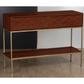 Coby 2 Drawer Walnut Console Table - BeautyTables