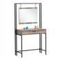 Stretton Industrial Dressing Table With Mirror - BeautyTables
