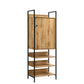 Zahra Open Storage Cabinet - Oak